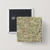 Frankreich mit Grenzen Button (Vorne & Hinten)