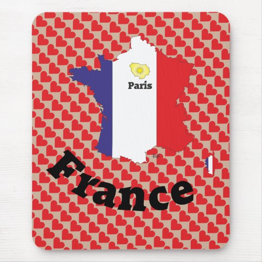 Frankreich Mousepad (Vorne)