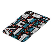 Frankreich | Muster der Symbole Magnet (Linke Seite)