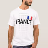 Frankreich National Football Team Fußball Fan Fran T-Shirt (Vorderseite)