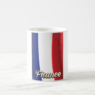 Frankreich Nationales Fahnenposter Kaffeetasse