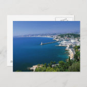 Frankreich, Nizza, Aussicht auf den Hafen Postkarte (Vorne/Hinten)
