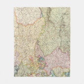 Frankreich Nordost Fleecedecke (Vorderseite)