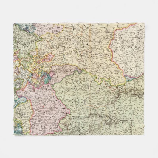 Frankreich Nordost Fleecedecke (Vorderseite (Horizontal))