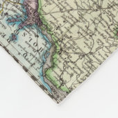 Frankreich Nordost Fleecedecke (Ecke)