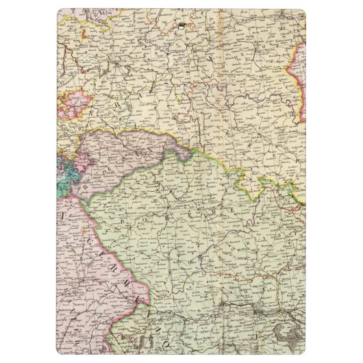 Frankreich Nordost Klemmbrett (Rückseite)