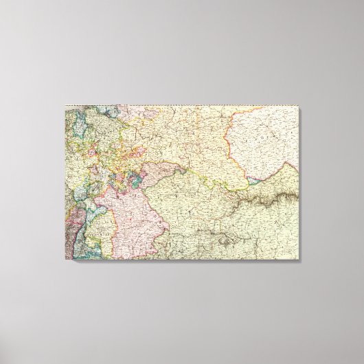 Frankreich Nordost Leinwanddruck (Vorderseite)