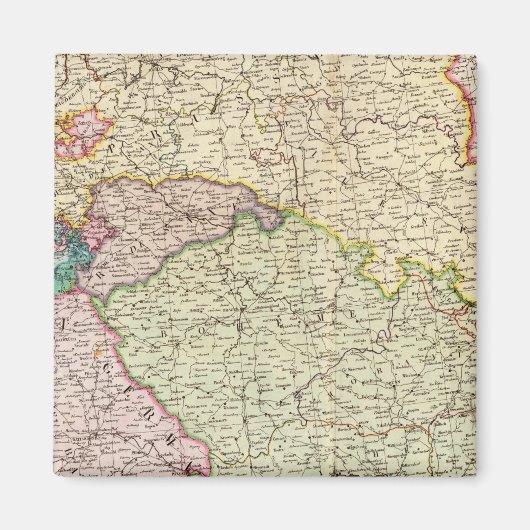 Frankreich Nordost Magnet (Vorne)