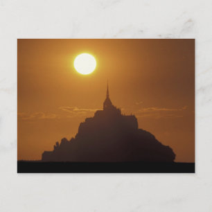 Frankreich, Normandie. Mont Saint Michele Postkarte