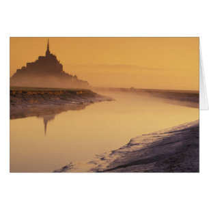 FRANKREICH, Normandie Mont St. Michel. Morgenlicht