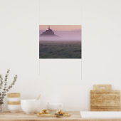 Frankreich, Normandie Mont St. Michel. Morning Mis Poster (Küche)