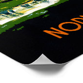 Frankreich Normandie Vintage Travel Poster restaur (Ecke)