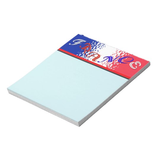 Frankreich Notepad Notizblock (Rotiert)