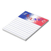 Frankreich Notizblock (Rotiert)