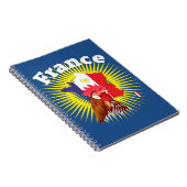 Frankreich Notizheft Notizblock (Rechte Seite)