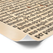 Frankreich Nürnberg Chronik 1493 Mittelalterliches Poster (Ecke)