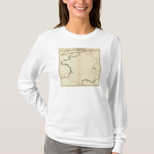 Frankreich Outine T-Shirt (Vorderseite)