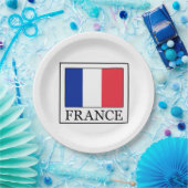 Frankreich Pappteller (Party)