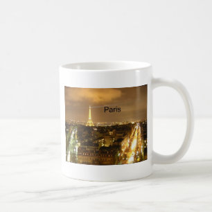 Frankreich Paris am NachtEiffelturm (durch St.K) Kaffeetasse