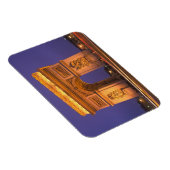 Frankreich, Paris, Arc de Triomphe bei Dämmerung. Magnet (Rechte Seite)