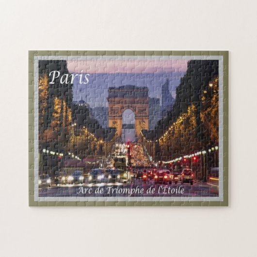 Frankreich - Paris - Arc de triomphe de l'Étoile - Puzzle (Horizontal)