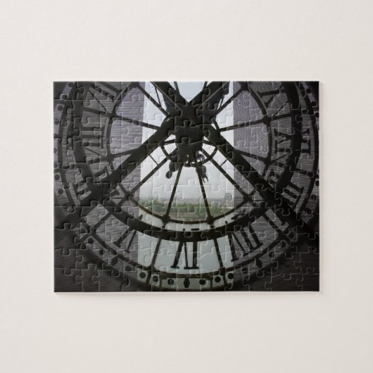 Frankreich, Paris. Aussicht über den Seine-Fluss Puzzle (Horizontal)