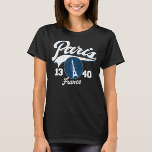 Frankreich Paris Bonjour Marseille Monaco Eiffe T-Shirt