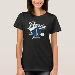 Frankreich Paris Bonjour Marseille Monaco Eiffe T-Shirt
