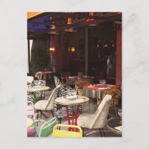 Frankreich, Paris, Café Postkarte