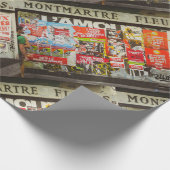 Frankreich Paris City Montmartre Fleurs Area Geschenkpapier (Ecke)