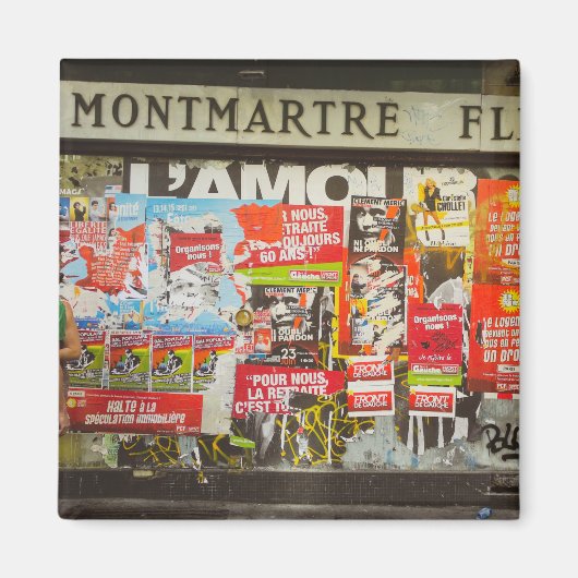 Frankreich Paris Cityscape Montmartre Magnet (Vorne)