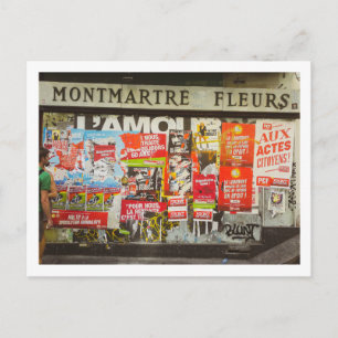 Frankreich Paris Cityscape Montmartre Postkarte