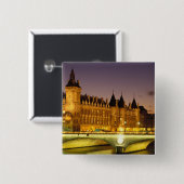 Frankreich, Paris, Conciergerie und Seine Button (Vorne & Hinten)