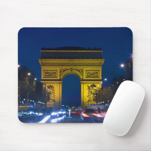 Frankreich, Paris. Der Triumphbogen und der Mousepad (Mit Mouse)