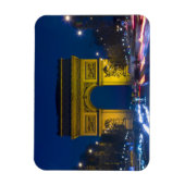 Frankreich, Paris Der Triumphbogen und die Magnet (Vertikal)
