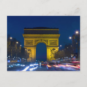 Frankreich, Paris Der Triumphbogen und die Postkarte