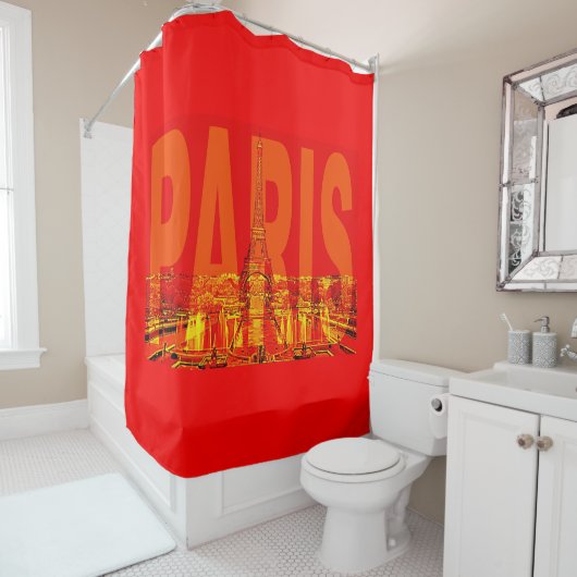 Frankreich Paris Duschvorhang (Beispiel)