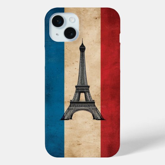 Frankreich Paris Eiffel Tower Case-Mate iPhone Hülle (Rückseite)