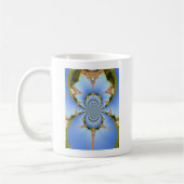 Frankreich Paris Eiffel Tower Kaleidoscope Blue Lo Kaffeetasse (Links)