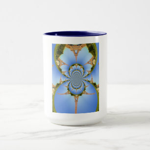 Frankreich Paris Eiffel Tower Kaleidoscope Blue Lo Tasse