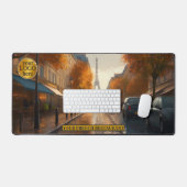 Frankreich Paris Eiffel Tower Painting Schreibtischunterlage (Tastatur & Maus)