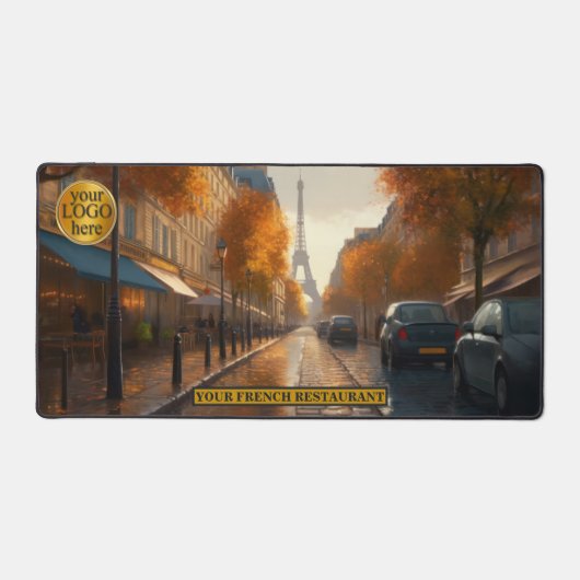 Frankreich Paris Eiffel Tower Painting Schreibtischunterlage (Vorderseite)