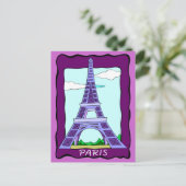 Frankreich Paris Eiffel Tower Postkarte (Stehend Vorderseite)
