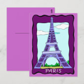 Frankreich Paris Eiffel Tower Postkarte (Vorne/Hinten)