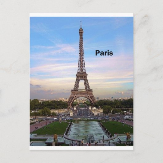 Frankreich Paris Eiffel Tower (von St.K. Postkarte (Vorderseite)