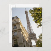 Frankreich, Paris, Eiffelturm 2 Postkarte (Vorne/Hinten)
