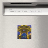 Frankreich, Paris Eiffelturm beleuchtet am Magnet (In Situ (Geschirrspüler))