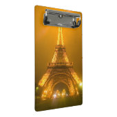 Frankreich, Paris. Eiffelturm beleuchtet bei 3 Mini Klemmbrett (Schrägansicht)