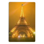 Frankreich, Paris. Eiffelturm beleuchtet bei 3 Mini Klemmbrett (Rückseite)