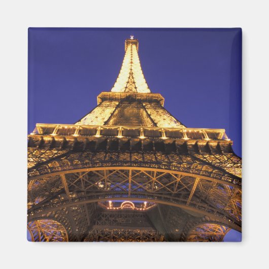 FRANKREICH, Paris Eiffelturm, Blick auf den Abend Magnet (Vorne)